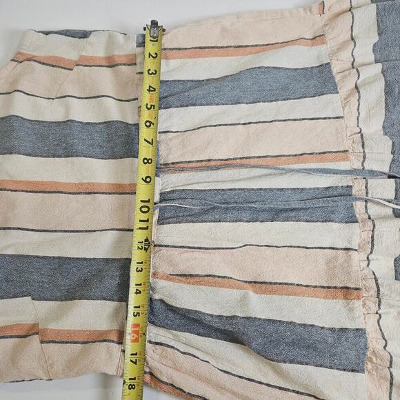 Mata Traders Mondrian Dress Pastel Stripes Tie Waist Large - Picture 5 of 7